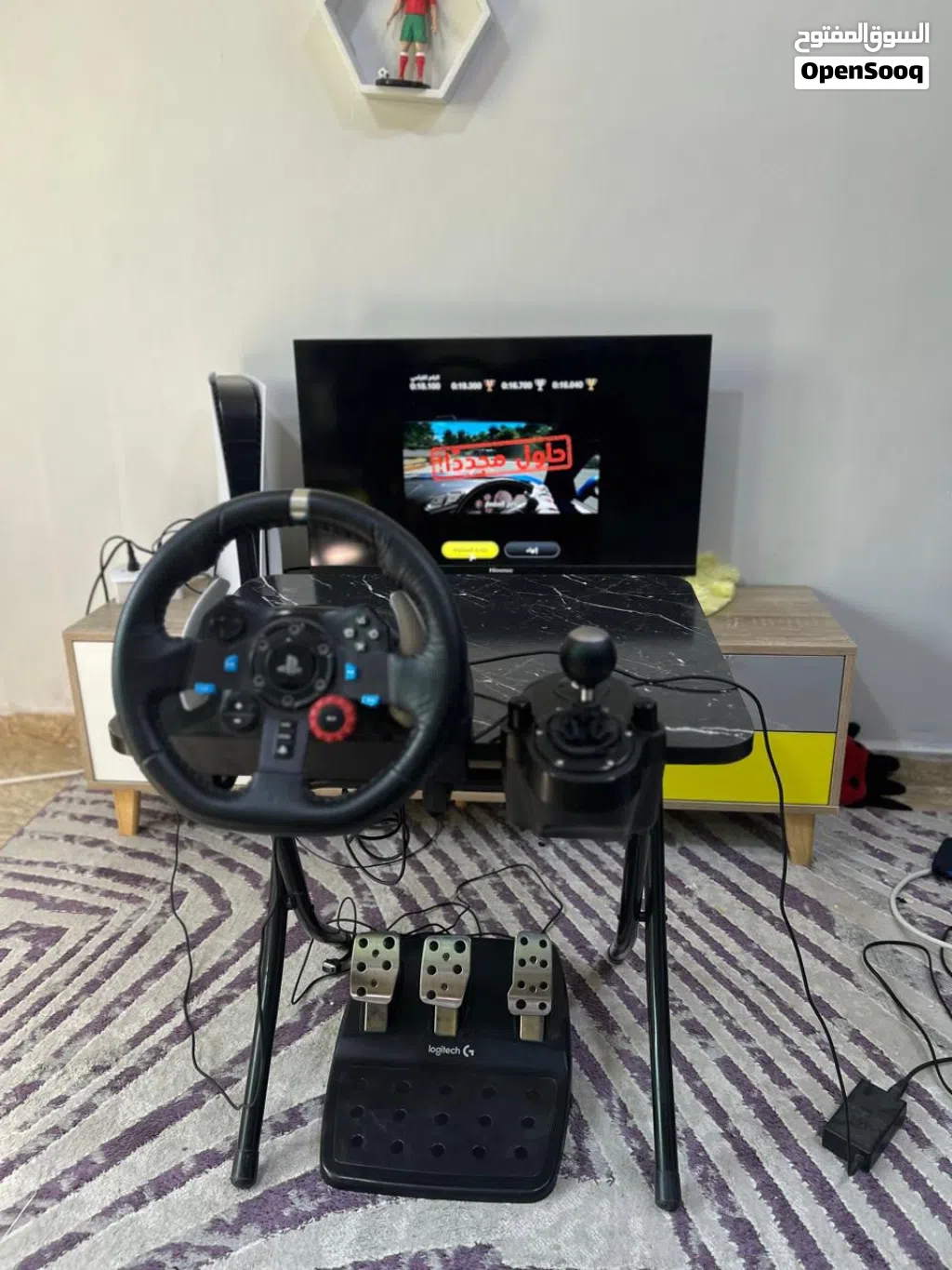 للبيع PS5 مع دركسون Logitech G29 الأصلي + القير اليدوي للبيع بلايستيشن 5 أو الدركسيون كل واحد لحال