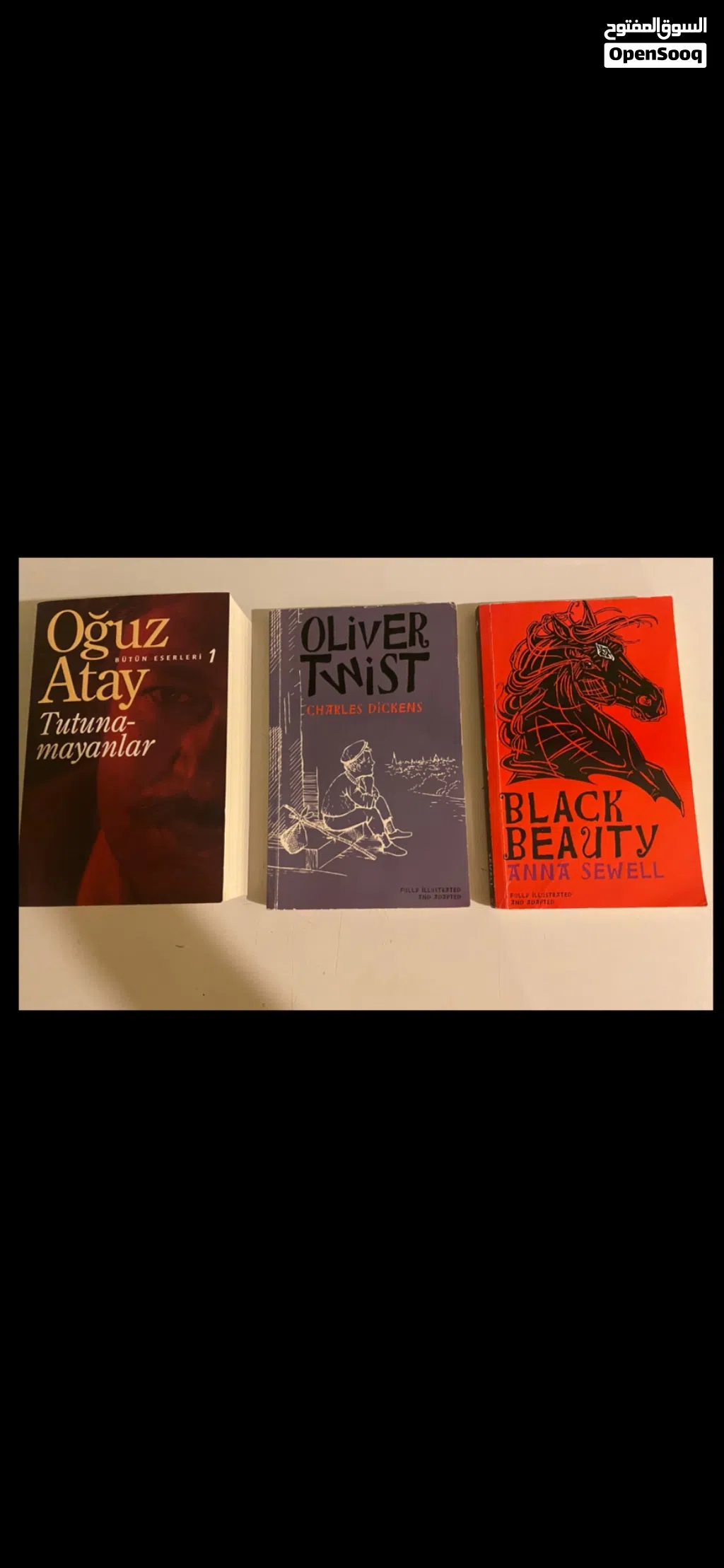 كتاب التوفل + معجم عربي إنجليزي والعكس + 3 كتب إنجليزي