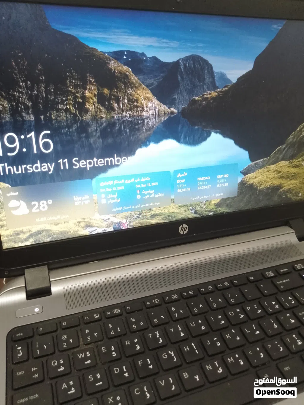 لابتوب hp مستعمل للبيع او البدل
