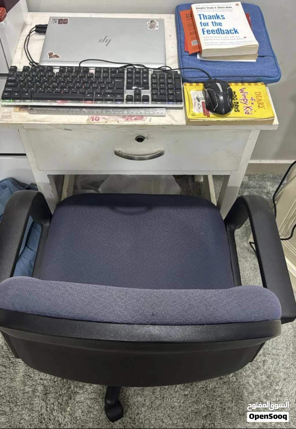 Table and chair for sale