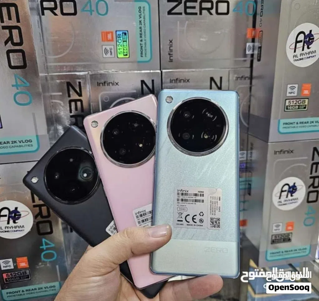 جهاز جديد بالكرتونة 512g 16ram انفنكس zero 40 متوفر توصيل وهدايا