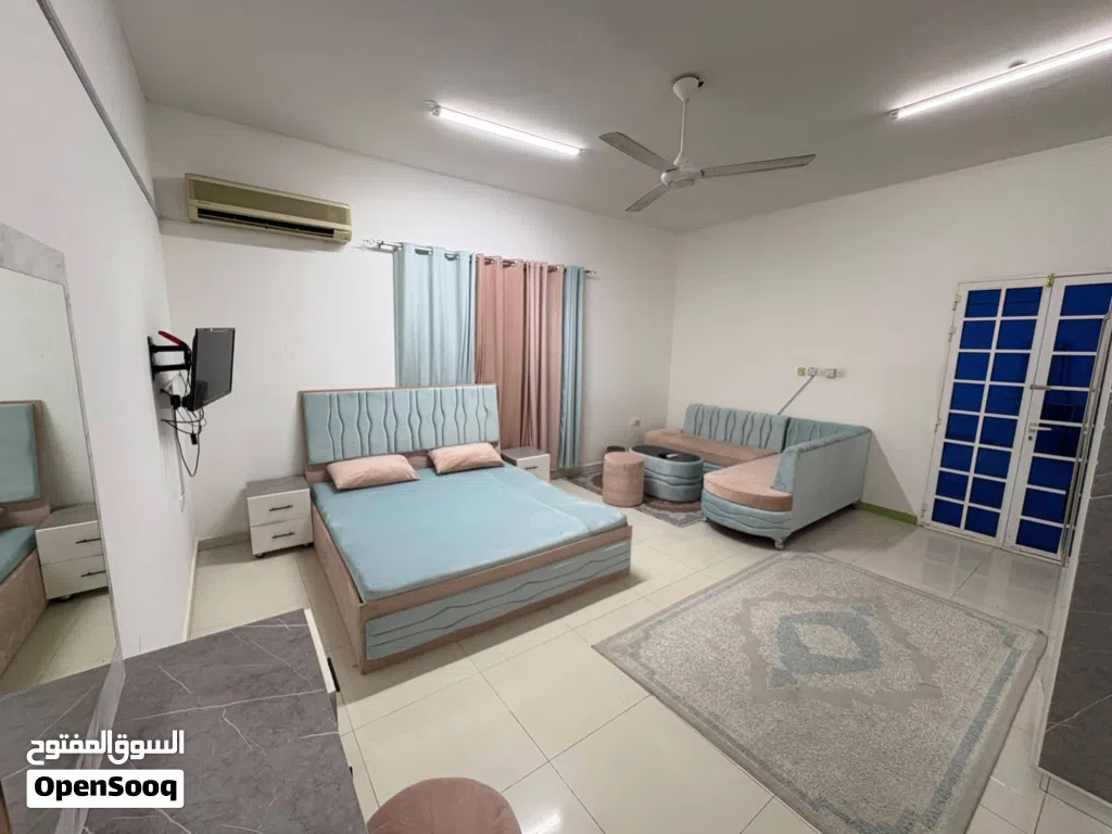 Large furnished studio for rent in Al Khuwair 33