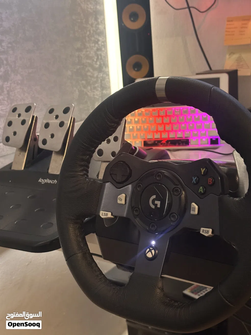 Logitech G920 Gaming Steering Wheel – Excellent Condition