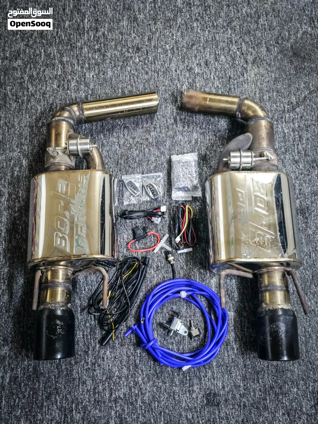 BORLA ProXS-Style Valvetronic Muffler with Everything كاتم صوت بورلا برو إكس إس-ستايل فالفترونيك مع