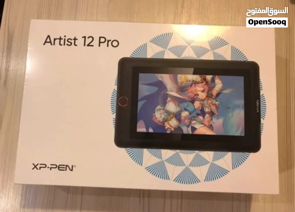 تاب رسم جديد بالكرتون مامستخدم كامل الملحقات Artist 12 Pro XPPEN