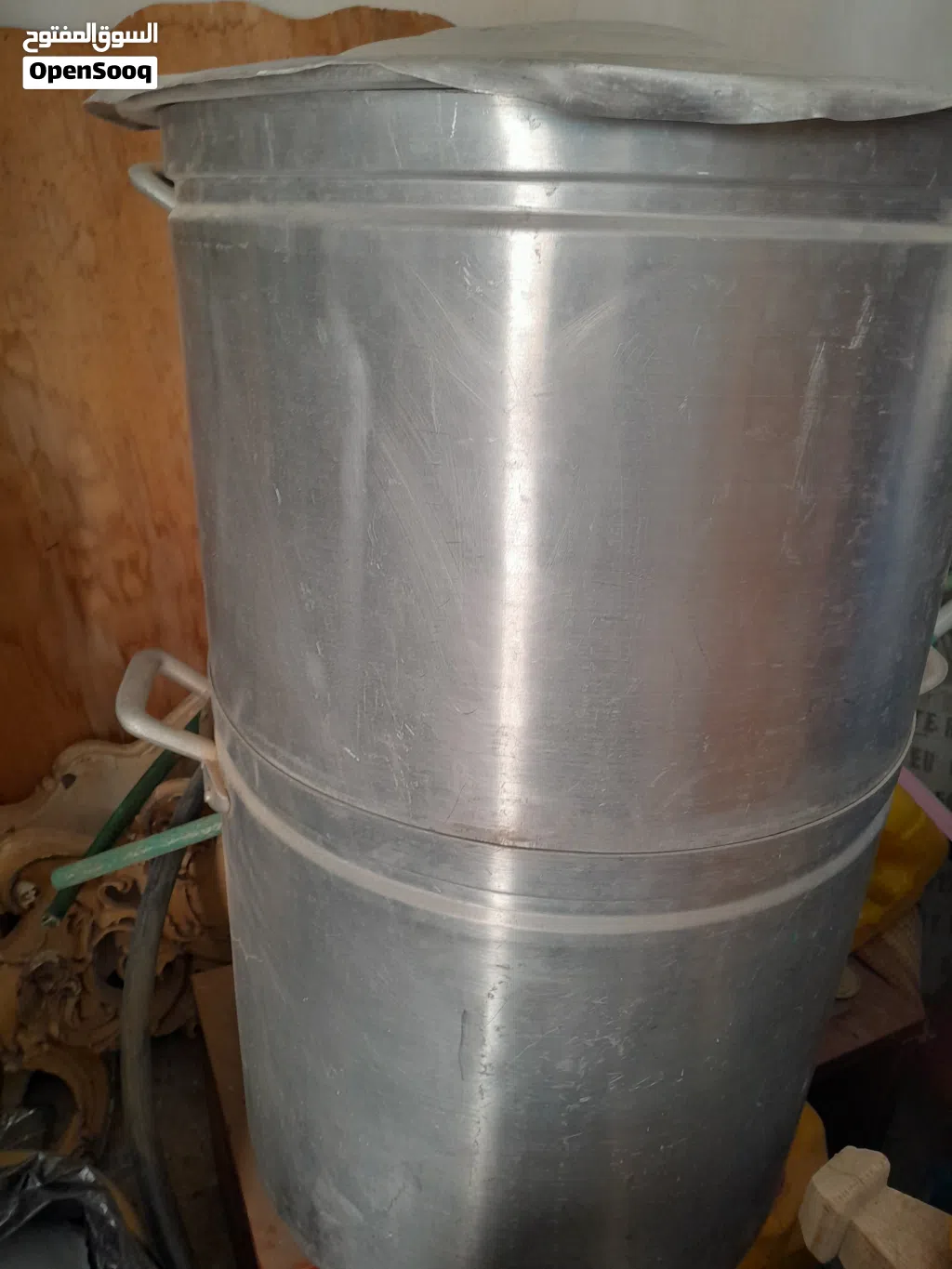 طنجرة وكسكاسها مقاس مناسبات 550دينارمستعمله وغسالة ايدين )(بريق()100 جديده السعر قابل لنقاش
