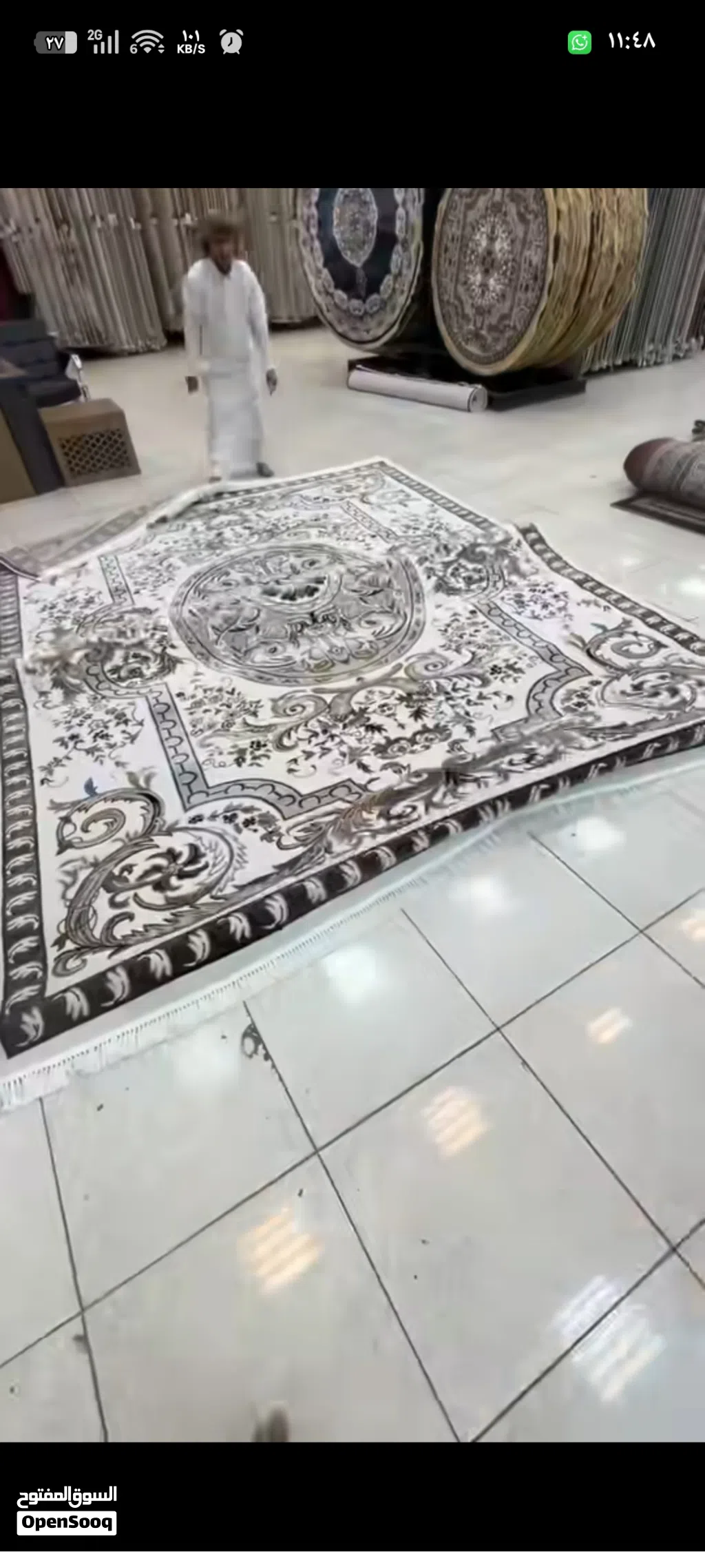 يوجد لدينا طباعه على جميع أنواع الاقمشه من الشيفون إلى السجاد موكيتات بجميع انواعه