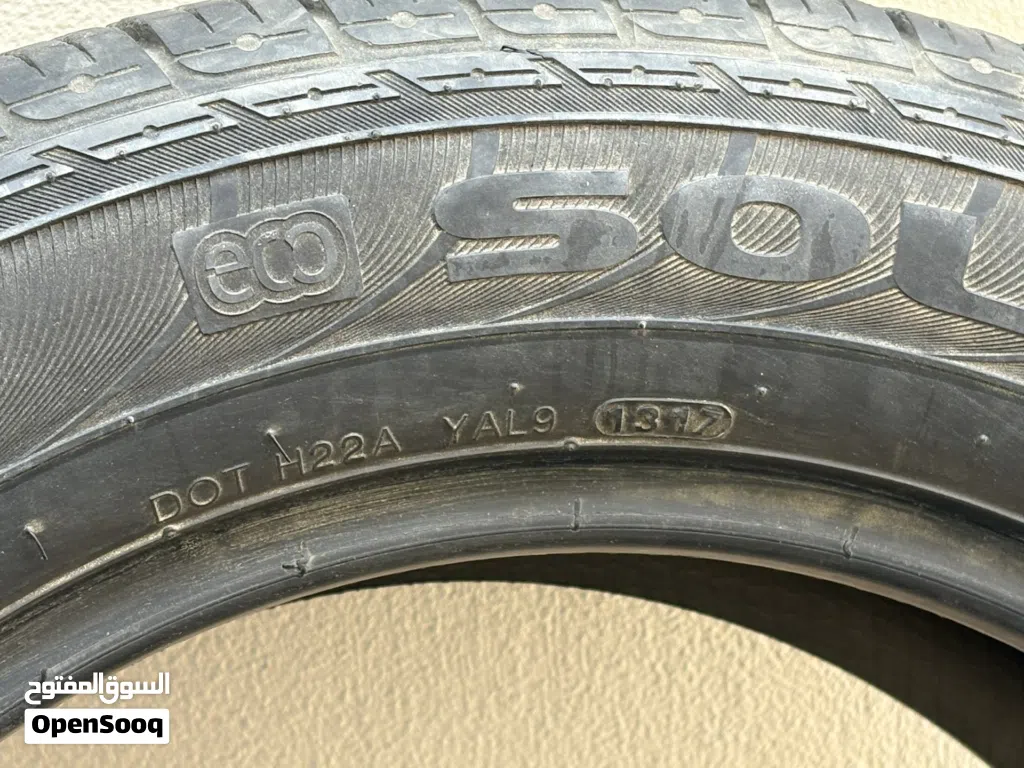 اطارات للبيع مستعمل حجم 17 225/60