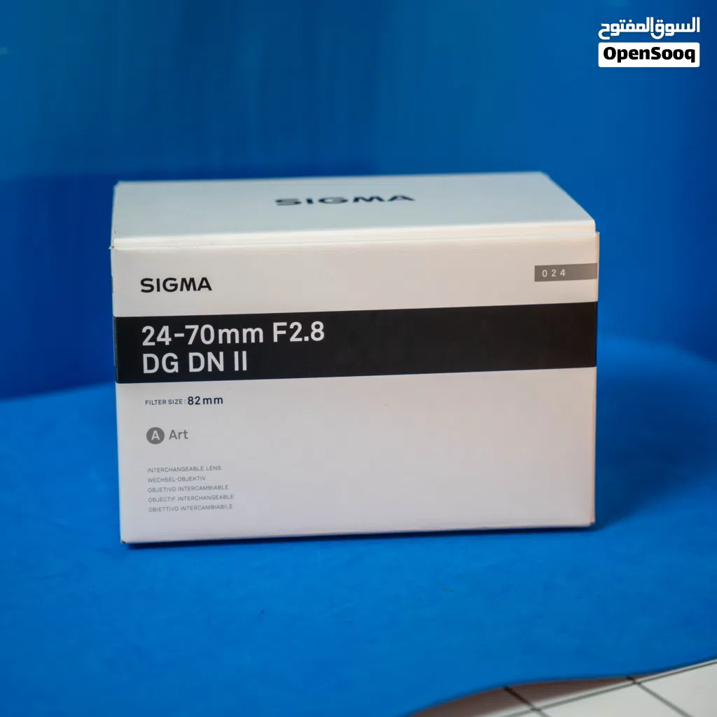 للبيع عدسة سيجما مارك 2 تحت الضمان For Sale – Sigma 24-70mm f/2.8 DG DN Art Mark II