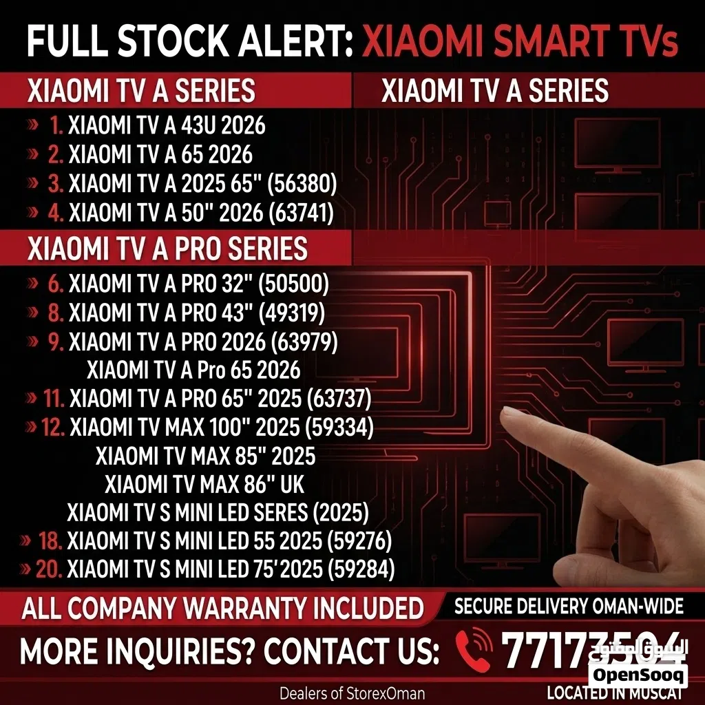 XIAOMI TV STOCK
