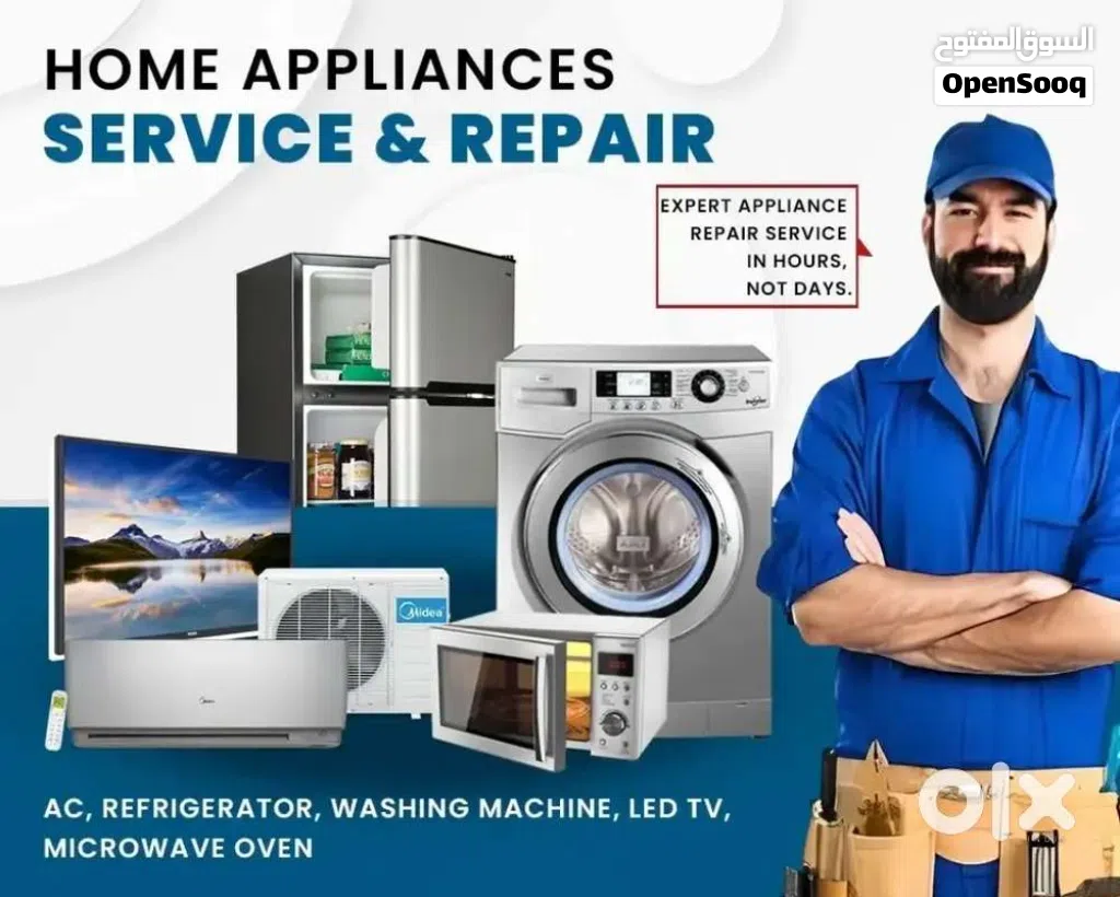 AC service refrigerator washing machine dishwasher cooking burner repairing service plumbing electri