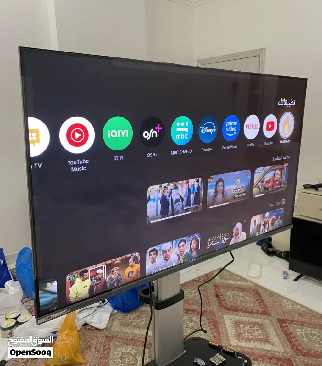 للبيع تلفزيونات 65 و 43 و 40 بوصه سمارت