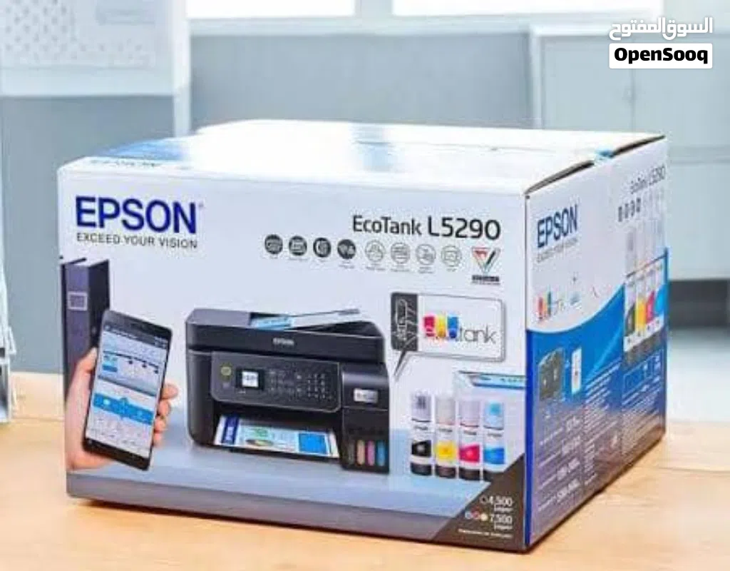 إطبع من تلفونك معا طابعه إبسون L5290 متعدده الاستخدامات
