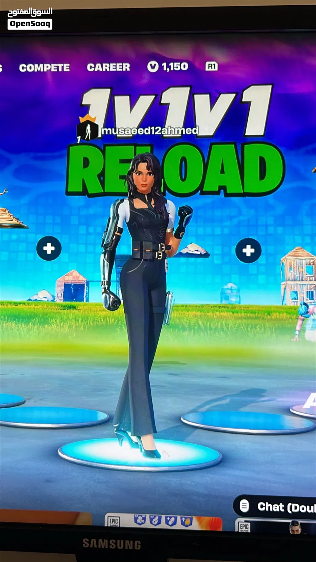 حساب فورت 50 سكن وفي 1150 فيبوكس وفي حيوانات بماب السرقه حيوانات قويه وفي فيفا26 وتشكيله قويه