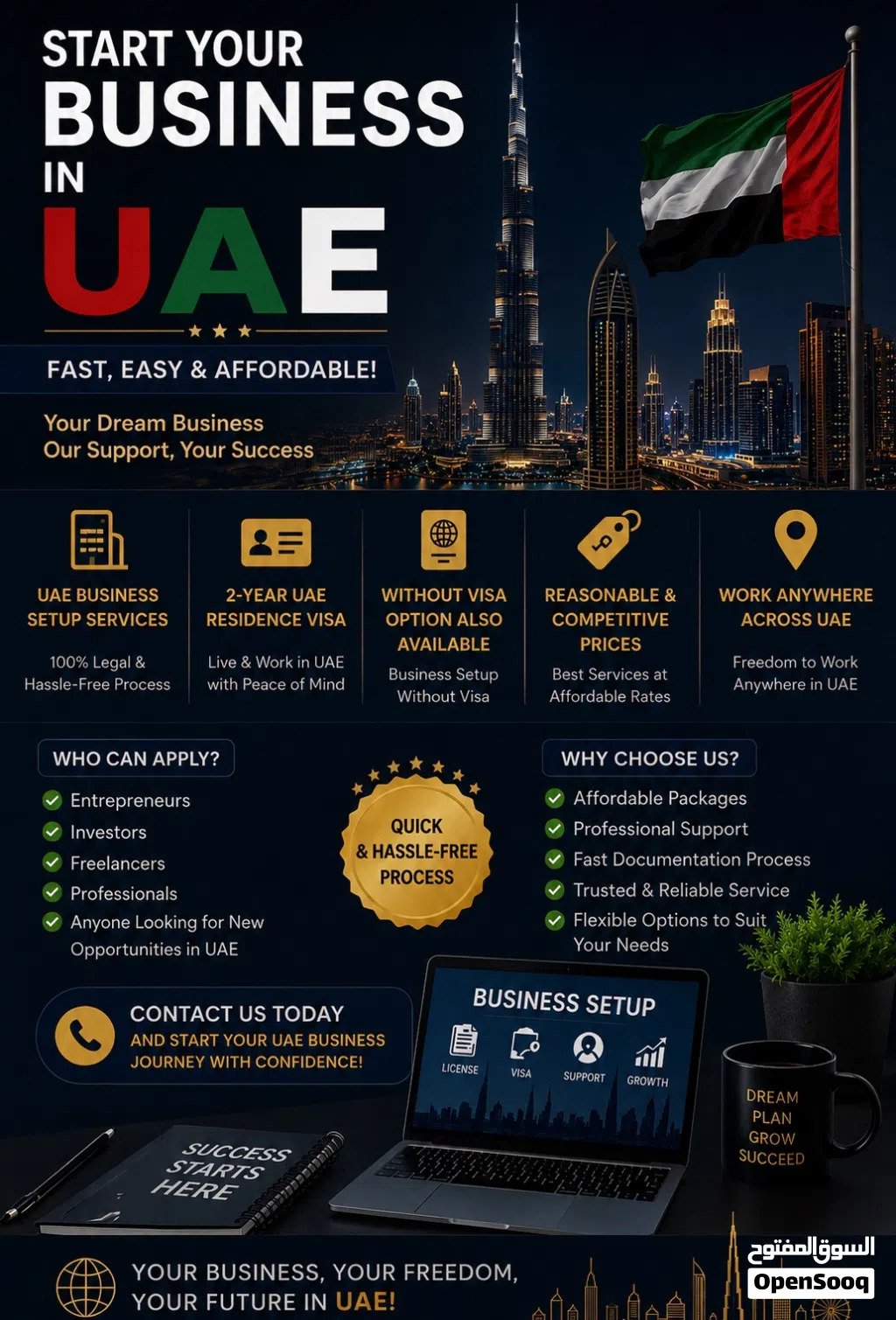 Start Your Business in UAE – Fast, Easy & Affordable!