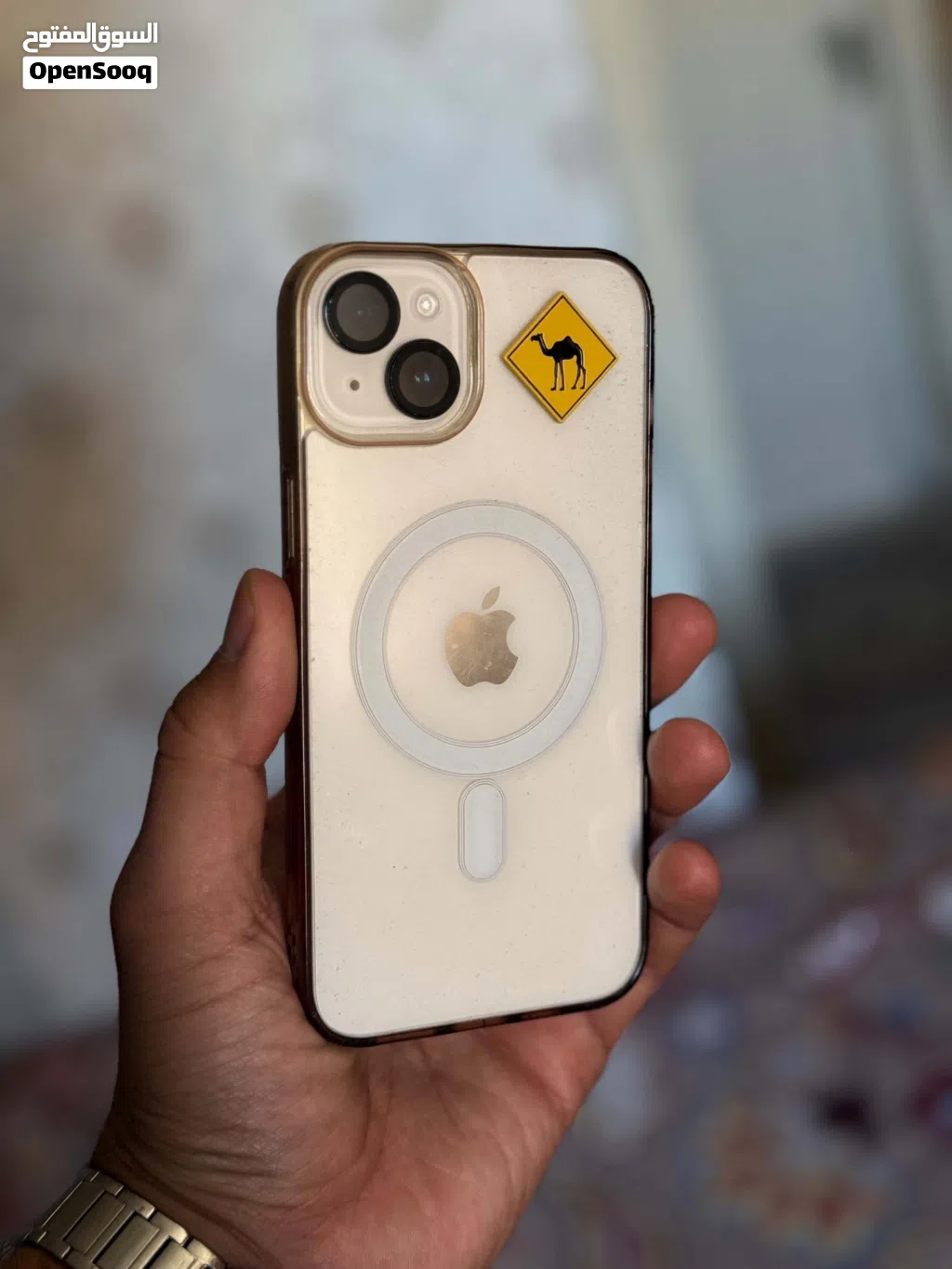 iPhone14+ بطارية 92% حالة ممتازة جدا وكالة بدون اي صيانة
