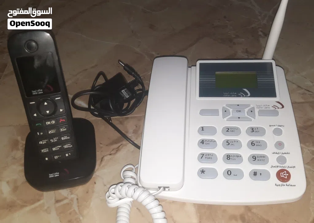 للبيع هاتفان هاتف ليبيا بحالة ممتازة