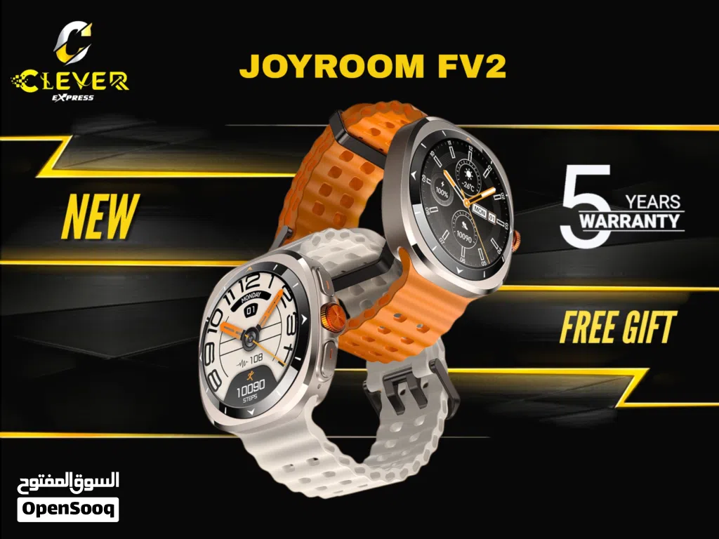 جديدة الان ساعة سمارت ووتش من جويروم//JOYROOM SMART WATCH FV2