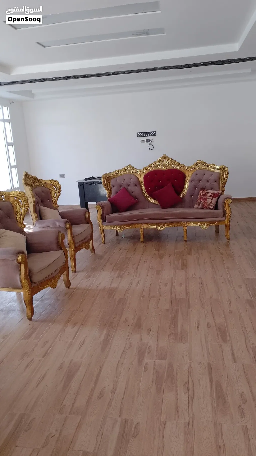 Egyptian set and another sofa set أثاث مصري راقي وجلسة داخلية