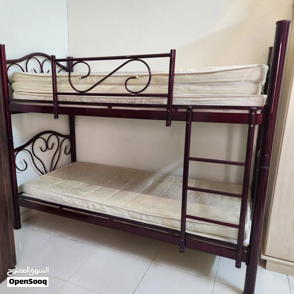 Bunk Bed with mattresses - سرير بطابقين مع مراتب