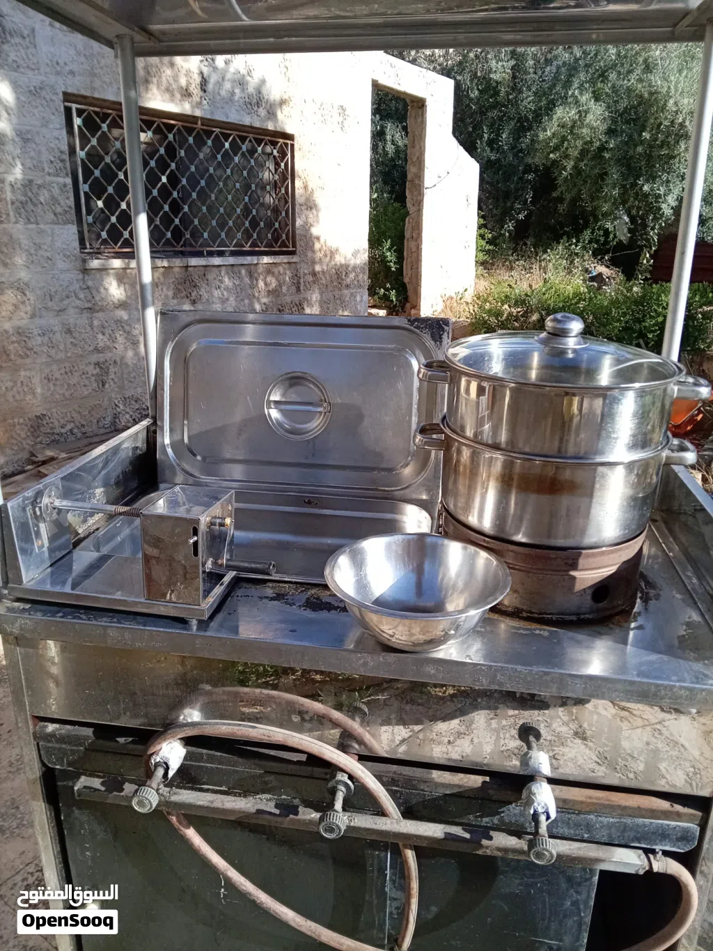 عربية ذرة وبطاطا