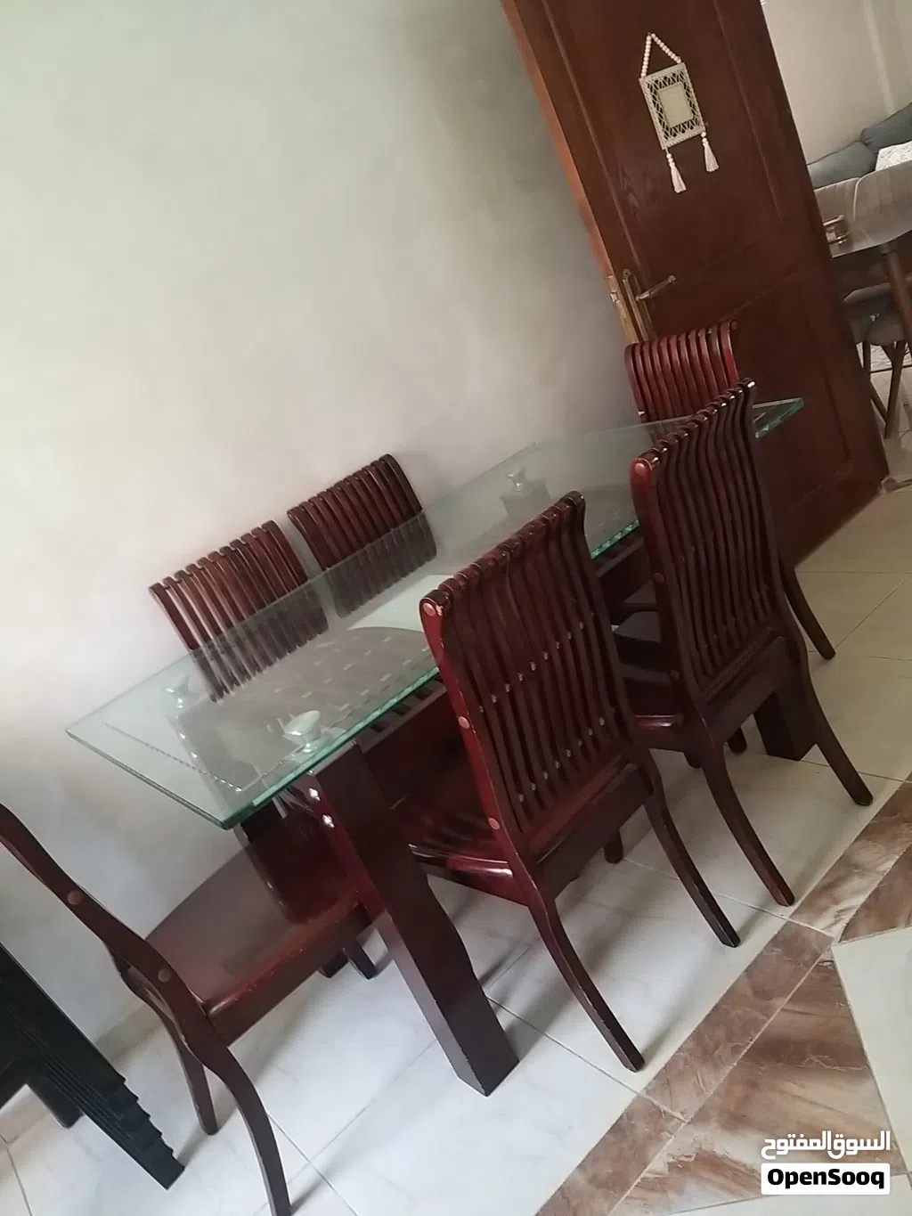 طاوله سفره خشب زان