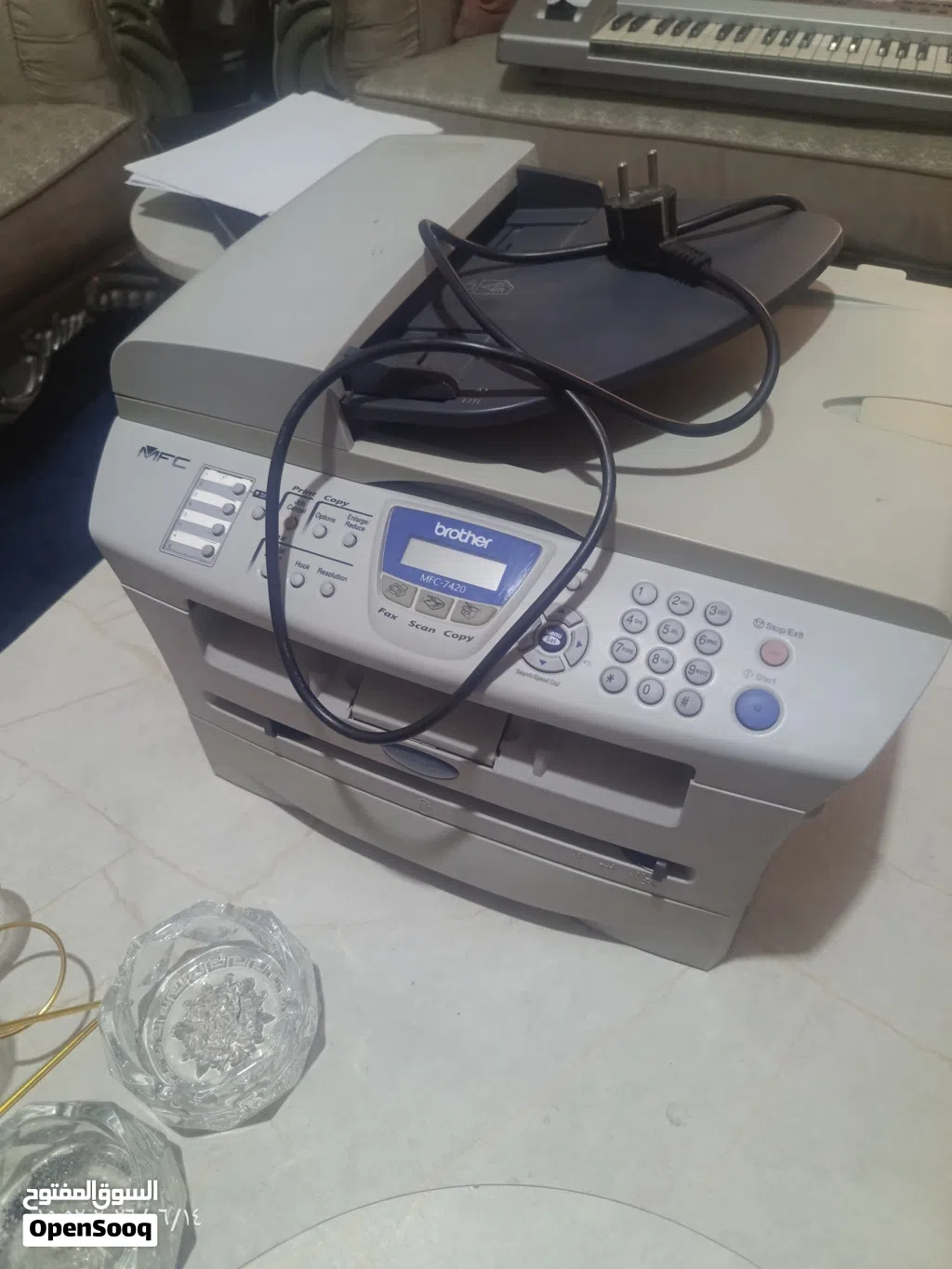 طابعة برذر ليزر اسود 4in1 سعر نهائي مع علبة حبر مسكرة