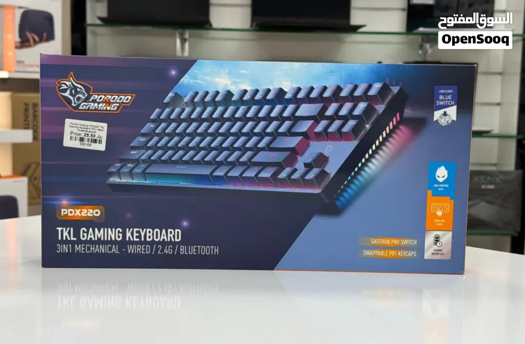 Brand New Porodo Mechanical Keyboard in Oman 87 Keys