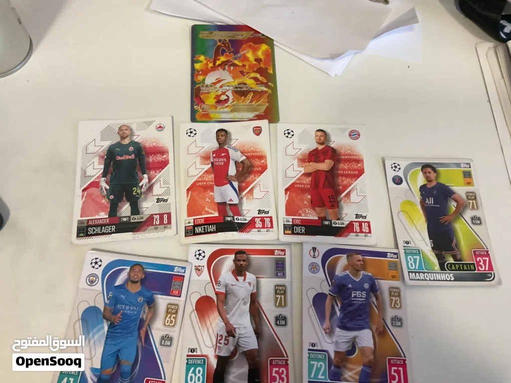 Football and Pokémon cards new un used