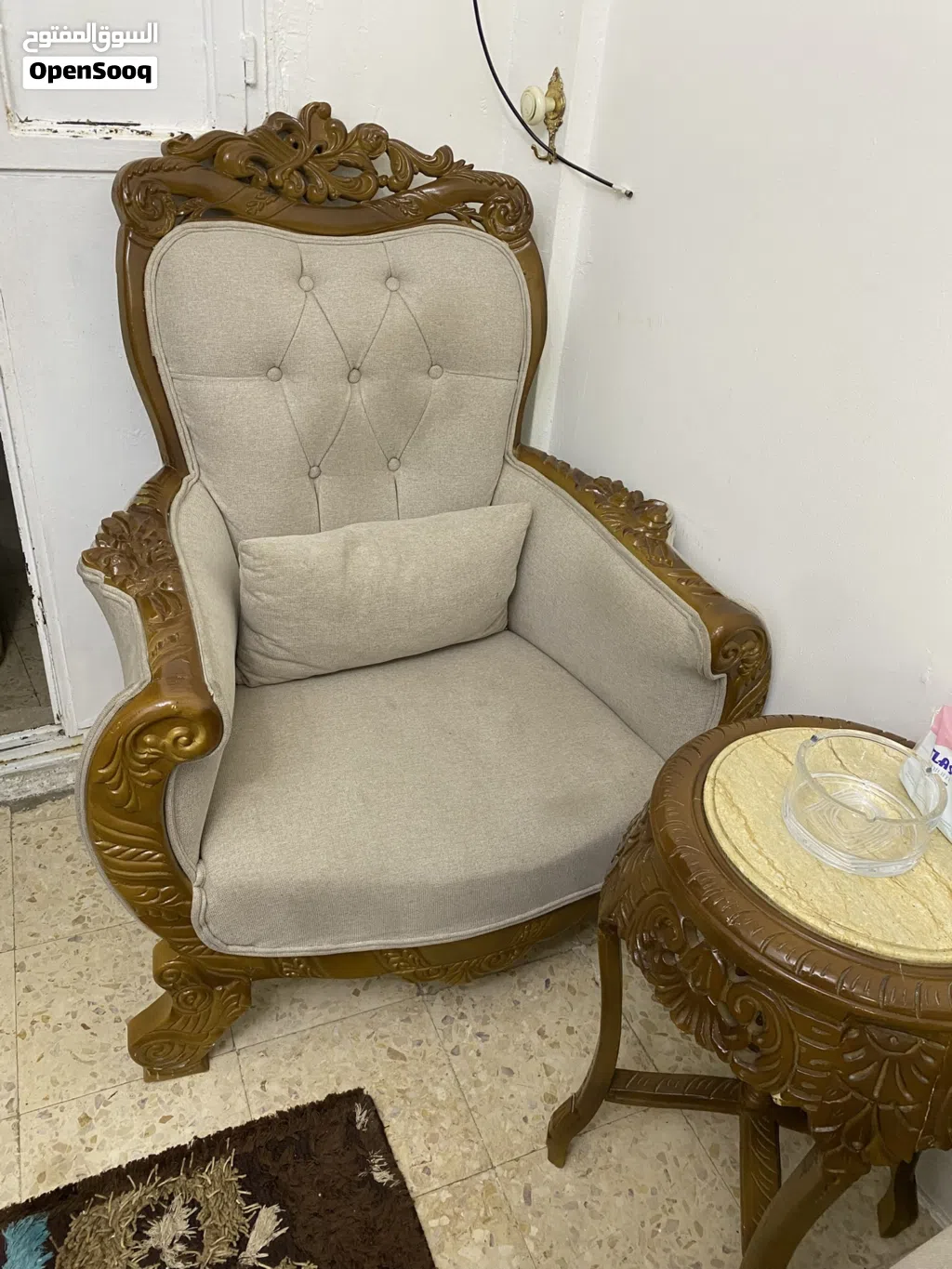 طقم كنب سبع مقاعد دمياطي زان