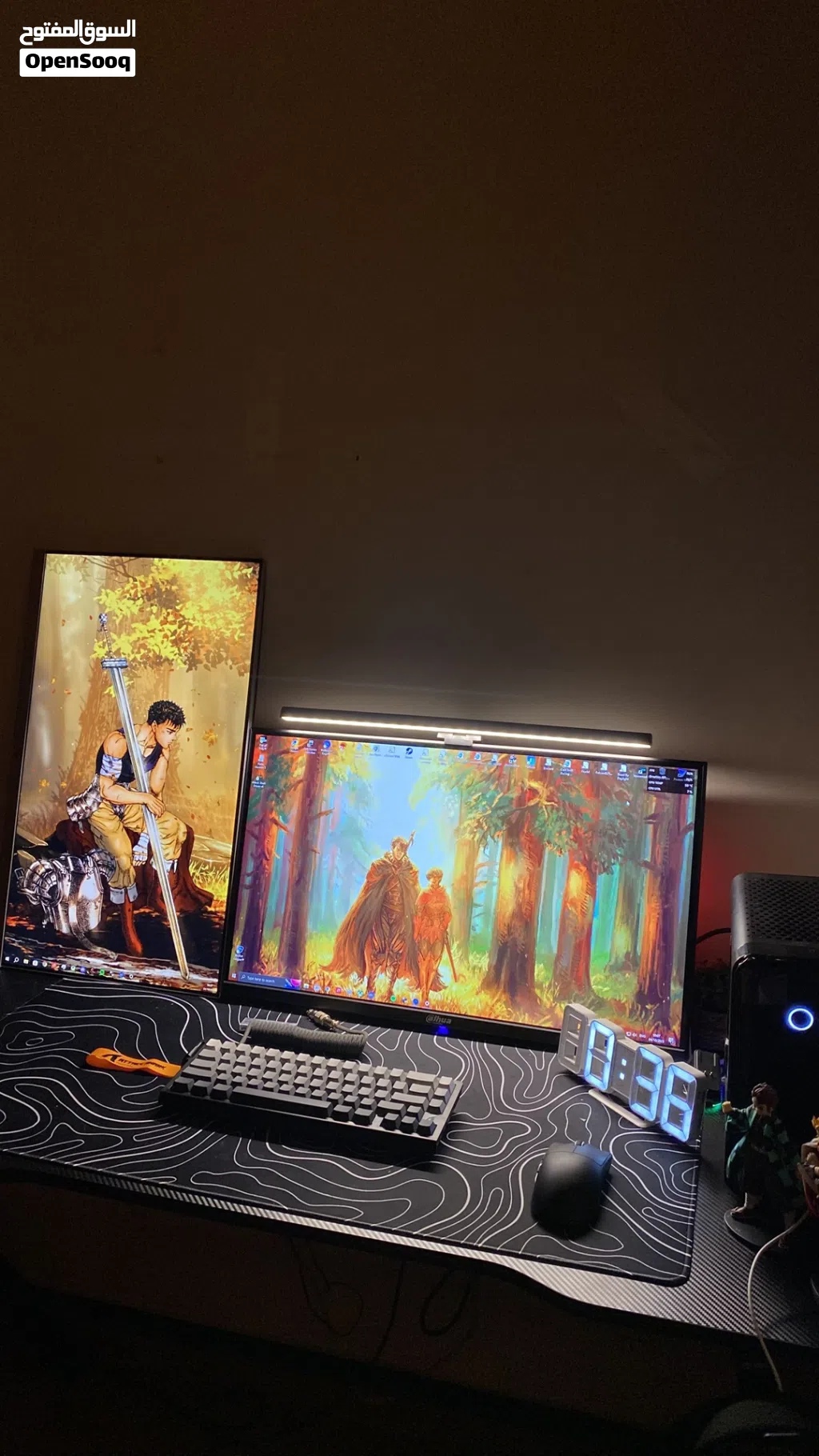 للبيع بيسي للجيمنج rx5700xt i510400f SSD 1TB. 16gb ram
