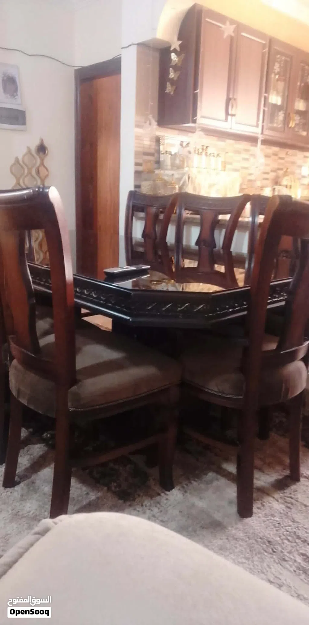 طاوله سفره 8 مقاعد للبيع