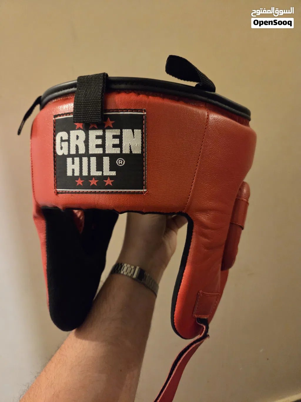 Original Green Hill Boxing Head Gear Leather