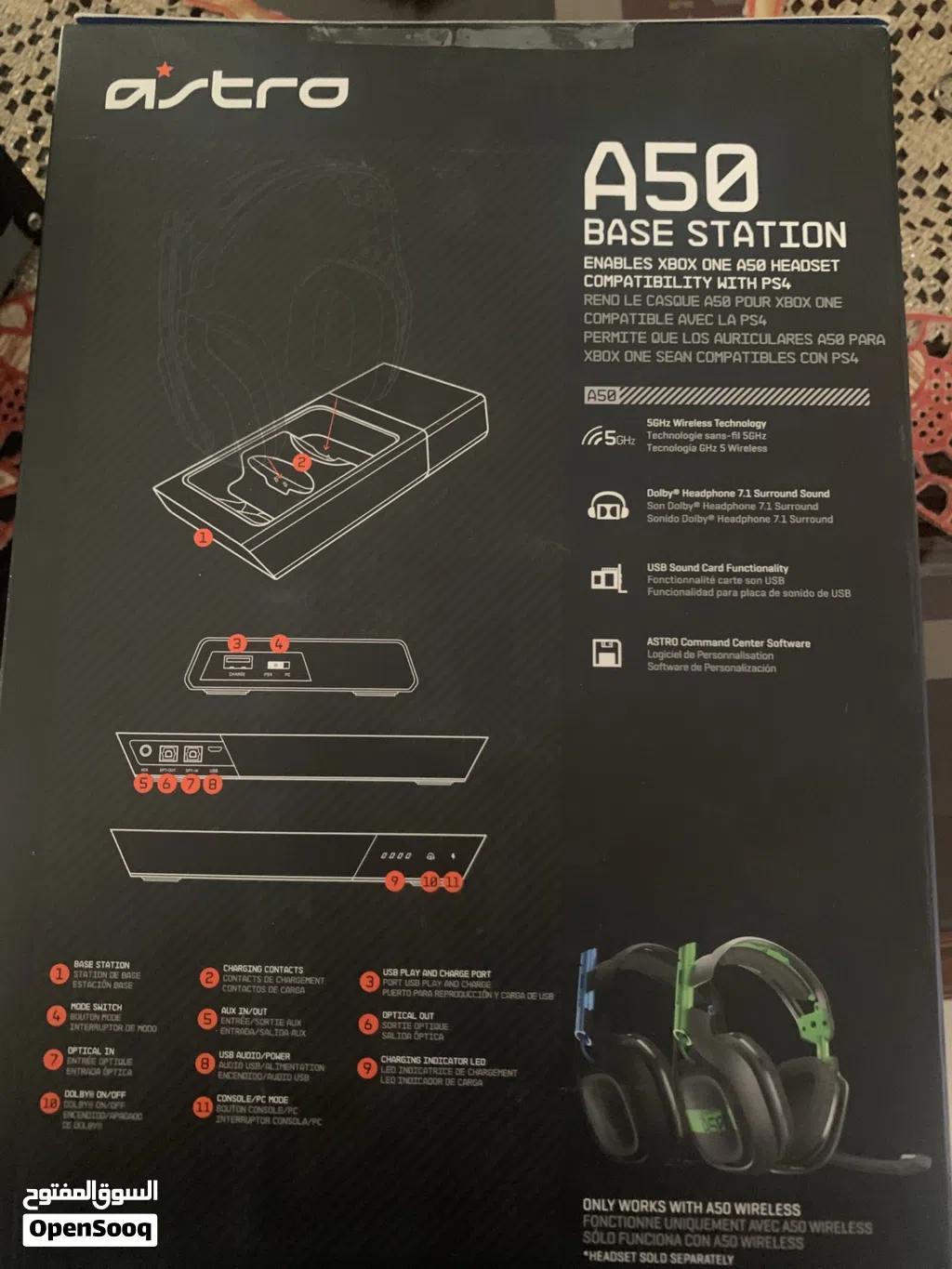 قاعده شحن Astro A50 Gen 3
