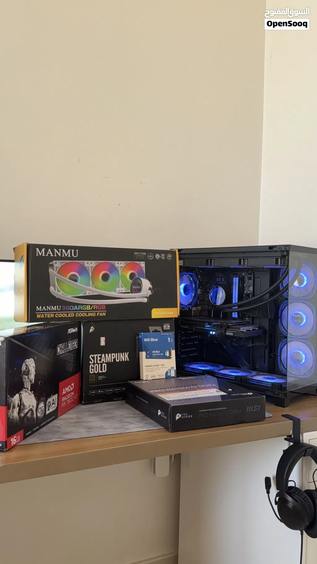 Pc gaming RX 7600 XT 16GB