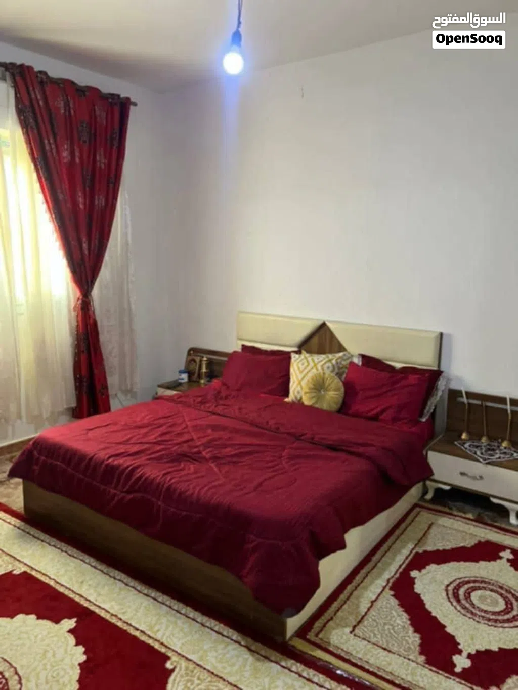 غرفة نوم زوجيه تركيه للبيع 7 قطع