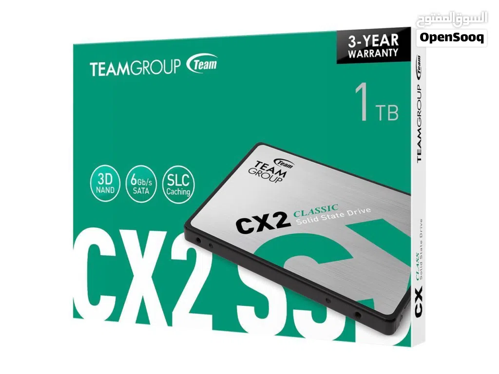هاردسك TeamGroup 1TB SSD جديد ساتا و NVMe