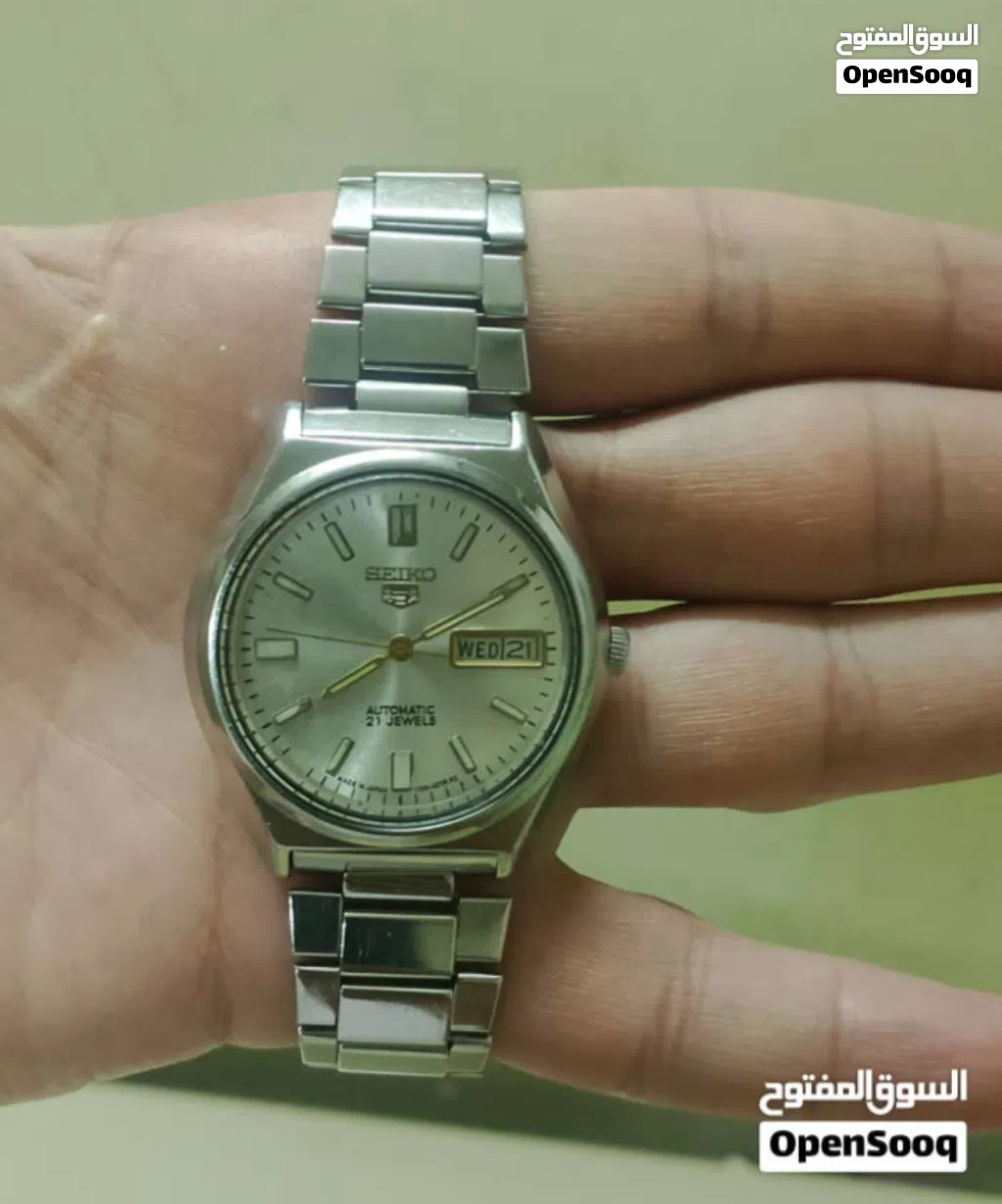 ساعة يد ماركة سايكو 5sport موديل 7009 نظافة 90% ميكانيك