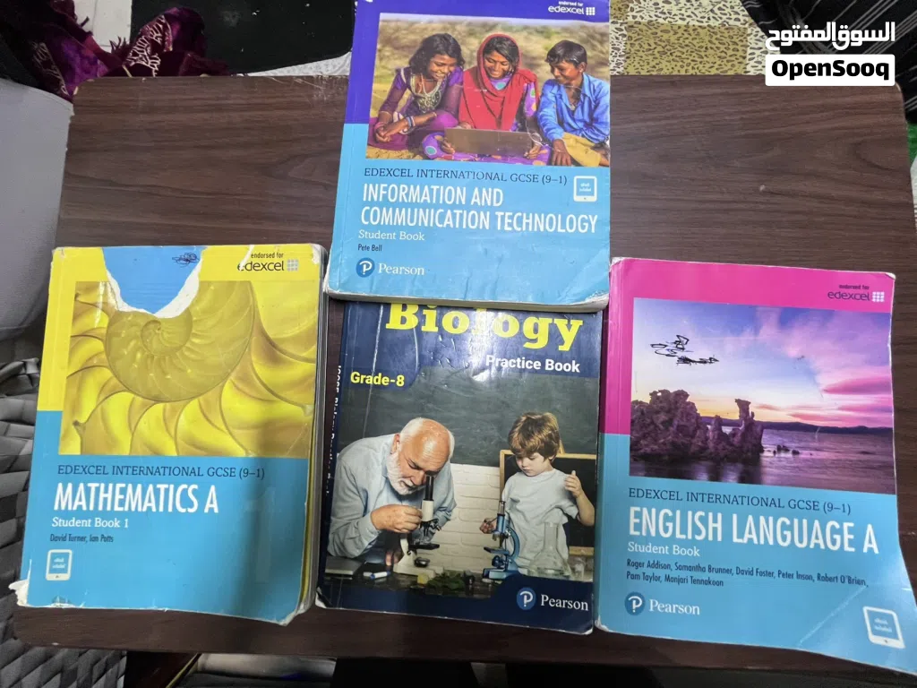 IGCSE Books Bundle (Maths, English, ICT, Biology Practice Book)