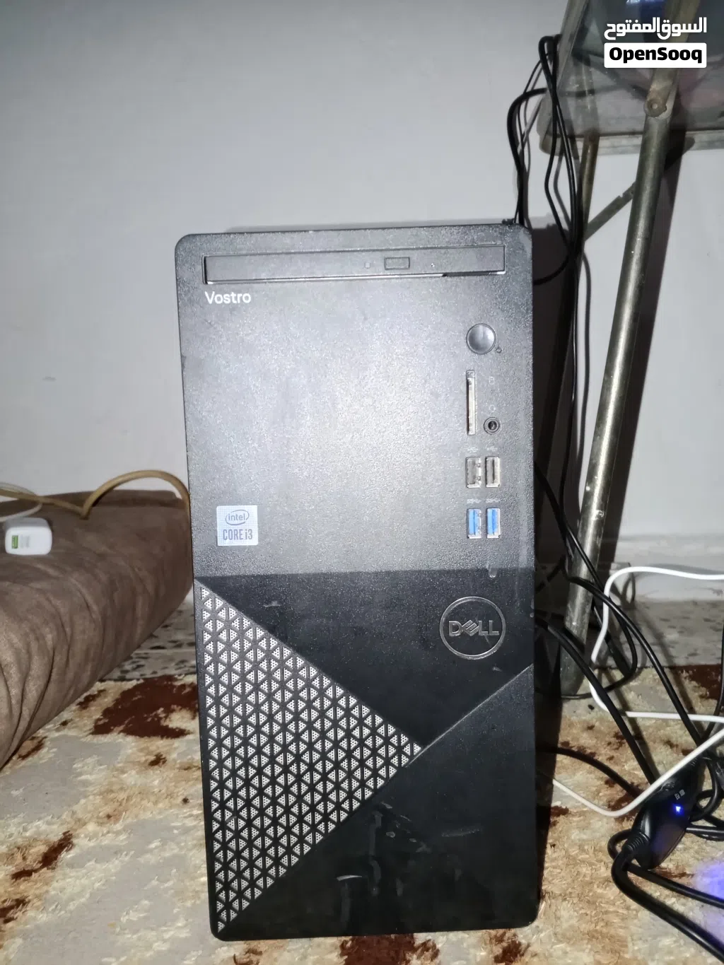كمبيوتر Dell جيل العاشرi3 رقم 12 الجيجا وهاردسك اس اس دي 128 جيجا ومعه هارد ديسكhdd 500