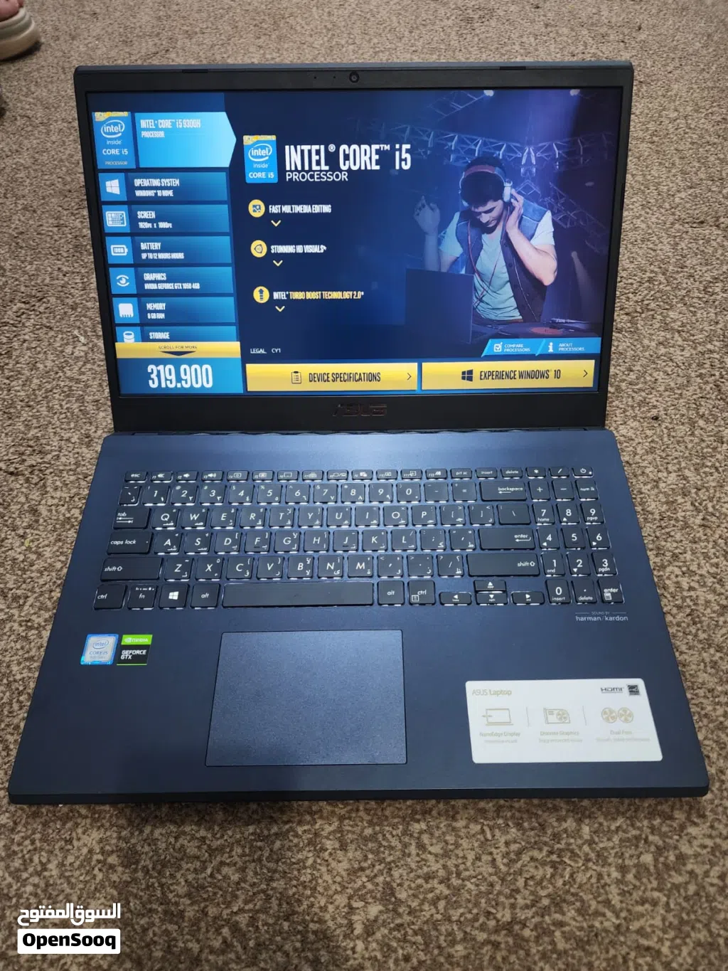 Laptop Asus جديد استعمال شهرين فقط