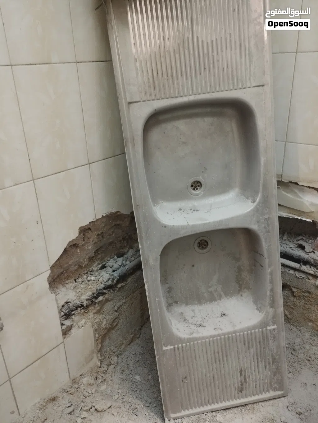 حوض مطبخ 2صفايه 2عين