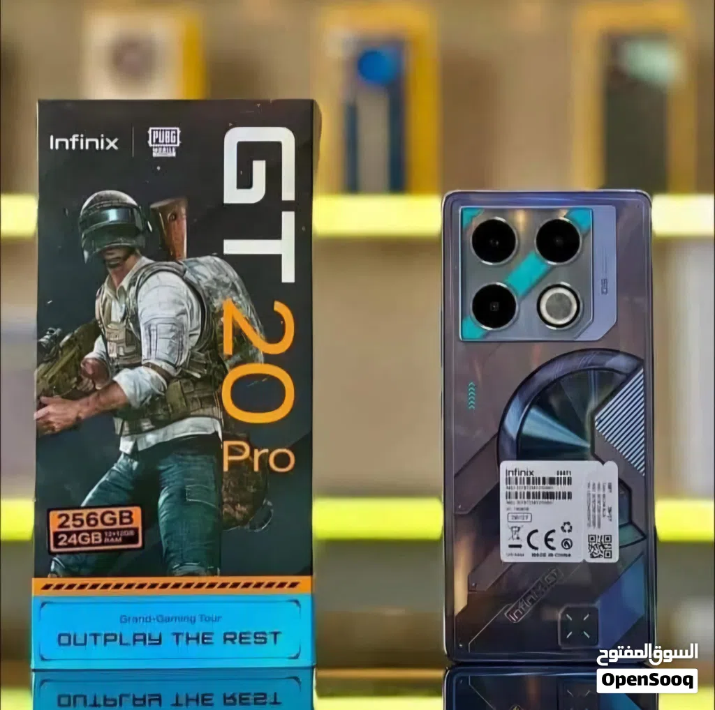 مستعمل اخو الجديد GT 20 pro 5G رام 24 جيجا 265 أغراضة والكرتونه الأصلية متوفر توصيل