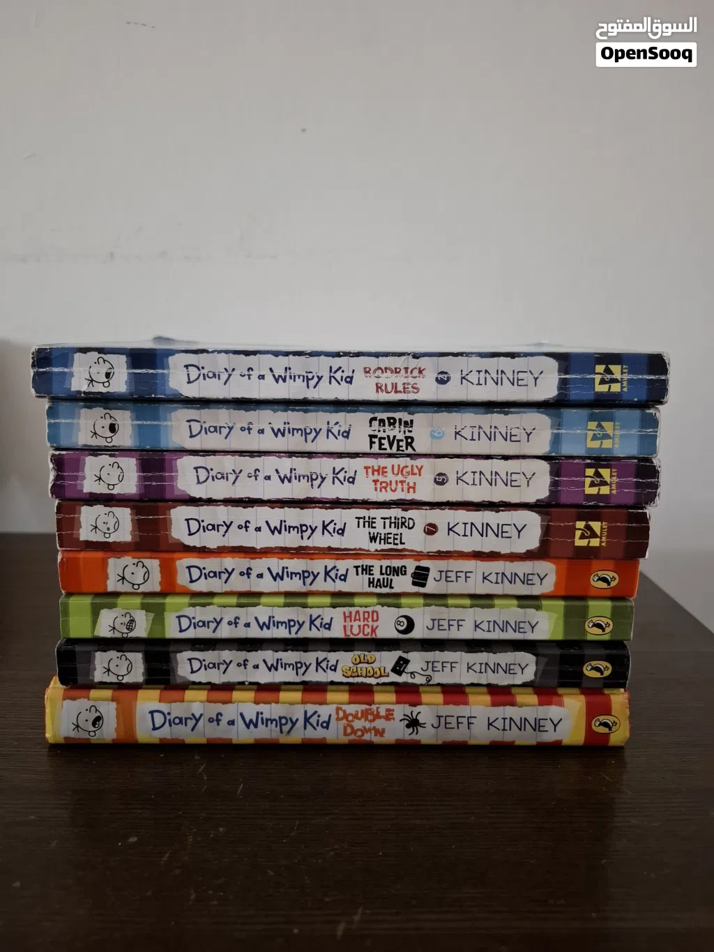 8 Diary of a Wimpy Kid Books (Includes 1 Hardcover)