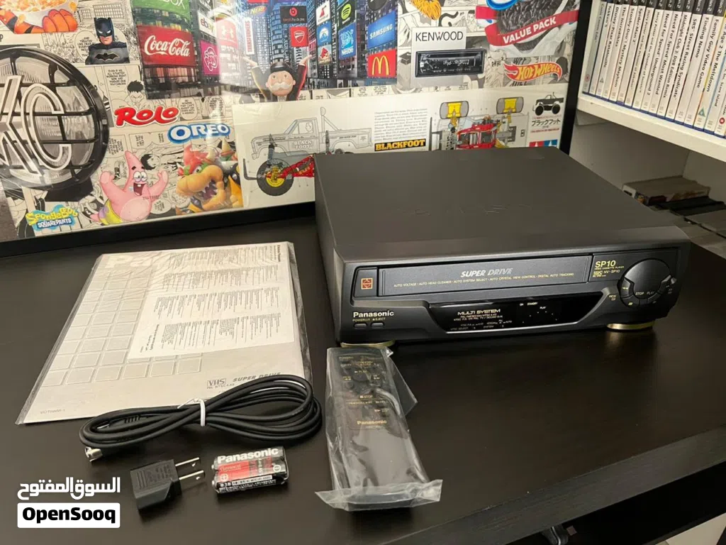 مشغل فيديو vcr vhs جديد شركة باناسونك