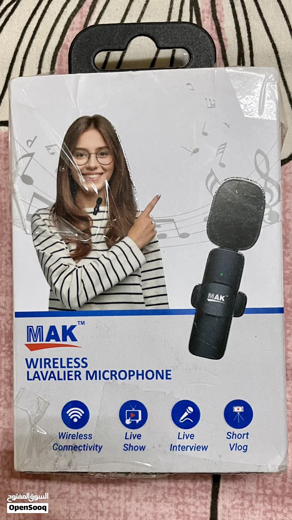 Wireless collar mic for YouTuber and TikTok