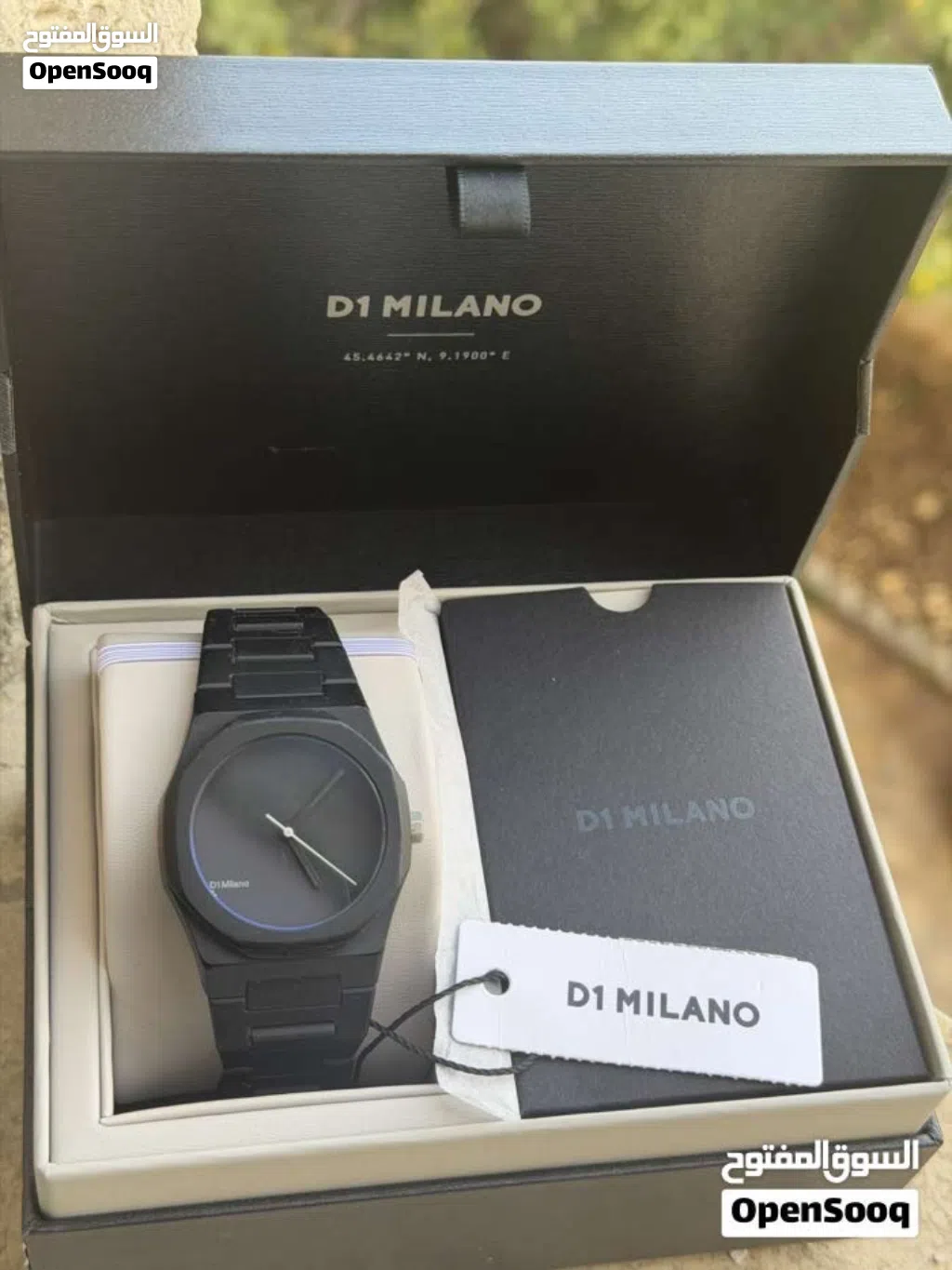 ساعة رجالية - D1 milano black - ORIGINAL