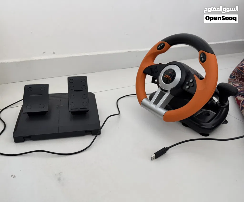 Drift OZ steering wheel with pedals