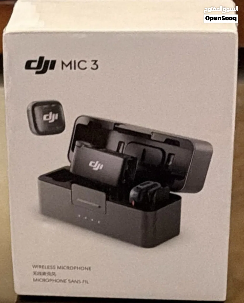 مايكروفون DJI Mic 3 لاسلكي مع علبة شحن