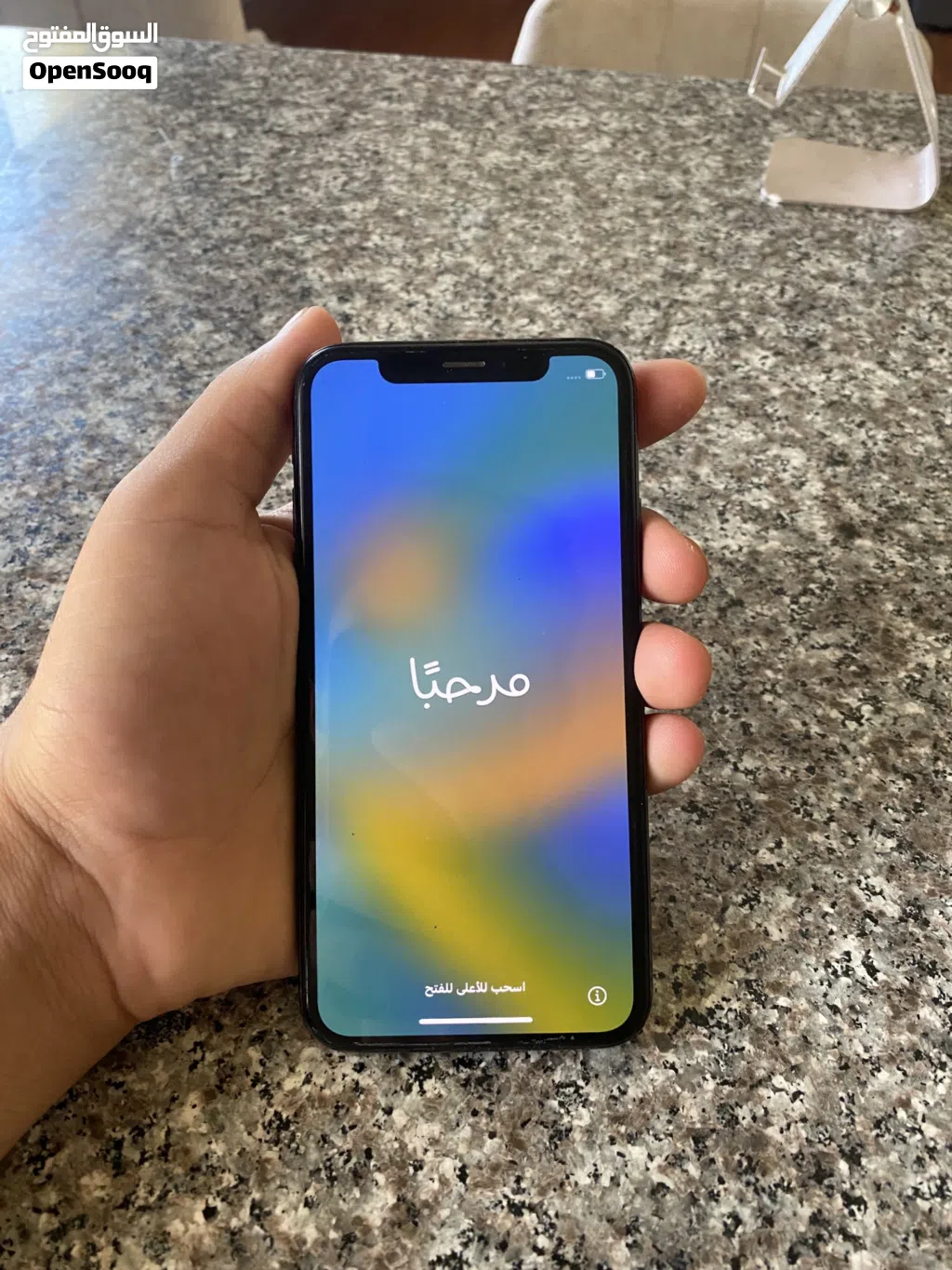 آيفون x مو مغير فيه اشي 64gb بطارية 74